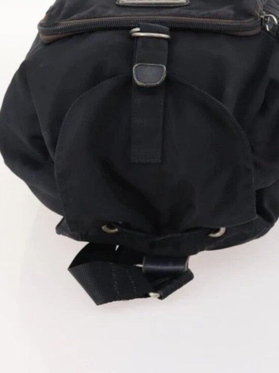 PRADA Backpack Nylon Navy Silver Auth bs33304 main image 7